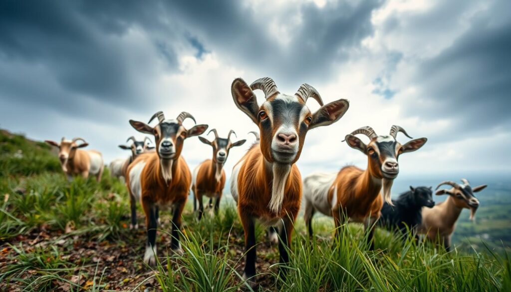 Goats sensing earthquakes